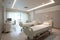 A modern luxury hospital room, Interior of Modern Hospital Room, Generative ai