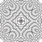 Modern Luxury Laces Damask Geometric Black And White Floral Diamond Texture Element. Seamless Repeating Pattern Object