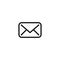 Modern mail line icon.