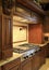 Modern mansion kitchen range