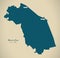 Modern Map - Marche IT Italy