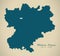 Modern Map - Rhone-Alpes France FR