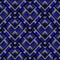 Modern meander seamless pattern. Abstract black blue striped greek key background wallpaper. Geometric trendy tiled ornaments, s