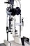 Modern medical equipment portable operation surgical microscope isolated