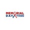 Modern Memorial Day United States Celebration Flag Background