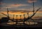 Modern Metal Sculpture Resembling to a Viking Long Ship, The Sun Voyager in Reykjavik