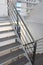 Modern metal staircase