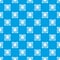 Modern microchip pattern vector seamless blue