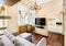 Modern minimalism style living-room interior