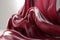 Modern Minimalist Design: Red and Burgundy Waves in Stunning 3D Render