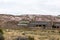 Modern mining operations building in the Nevada desert