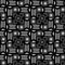 Modern monochromic geometric repeating pattern in elegant grayscale