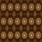 Modern motifs on Jogja batik design with simple dark brown color design