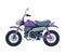 Modern Motorcycle, Motor Bike Vehicle, Side View Flat Vector Illustration