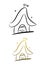 Modern nativity symbol/icon