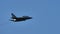 Modern NATO light attack jet aircraft flight straight at high speed