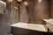 Modern new luxury tiled bathroom