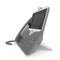 Modern office phone using VoIP technology on a white. 3D illustration