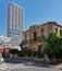 Modern and Old Buildings in the Neve Tzedek,Tel Aviv, Israel