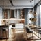 Modern Opulence: Lavish Kitchen Design in a Stylish Residence