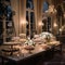 Modern Opulence: A Reception Buffet that Exudes Luxury