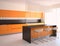 Modern orange kitchen