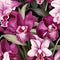 Modern orchid pattern