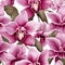 Modern orchid pattern for architecture