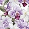 Modern orchid pattern for architecture
