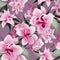 Modern orchid pattern for a contemporary feel