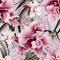 Modern orchid pattern for flyers