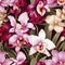 Modern orchid pattern for a stylish touch