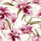 Modern orchid pattern for a stylish touch