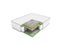 Modern orthopedic mattress white dismantled in a section with sp