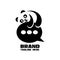 Modern Panda chat logo