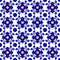 Modern pattern blue and white