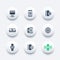 Modern payment methods vector icons