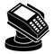 Modern payment terminal icon, simple style