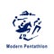 Modern Pentathlon pictogram, new sport icon