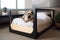 modern pet bed with sleek design and clean lines