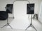 Modern photo studio room interior lightbox softbox for shooting models with professional photography equipment