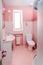 Modern pink bathroom