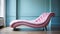 Modern Pink Chaise Lounge In London: Sleek And Feminine Design