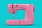 Modern Pink Sewing Machine Duotone. 3d Rendering