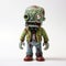 Modern Pop Culture Zombie Vinyl Toy Figurine In Softbox Lighting