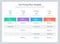 Modern pricing comparison table with various subscription plans