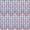 Modern print with interlocking arrows. Contemporary abstract background with repeated pointers. Tender seamless pattern