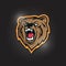 Modern professional bear logo for a sport team