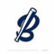 Modern professional letter emblem for sport teams. B letter