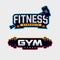 modern professional logos emblem set for gym in sport theme